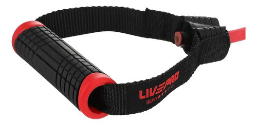 Banda Tubo De Resistencia Latex 120cm L Espalda Bandas Látex Rojo