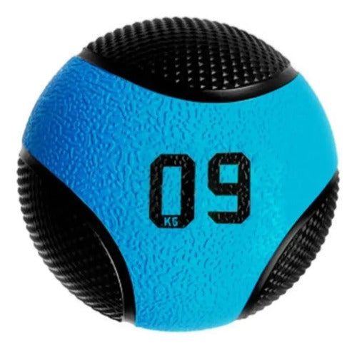 Balón Medicinal Pvc 9kg Livepro Negro