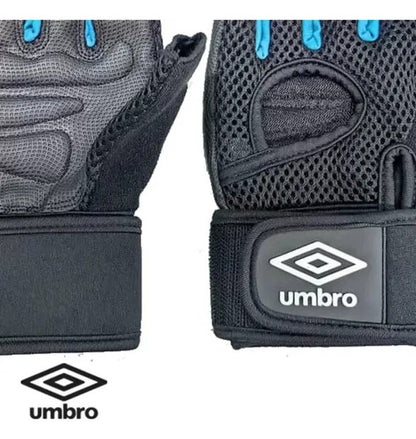 Guante De Entrenamiento Fitness Musculacion Umbro Mmsports Azul Lisa M