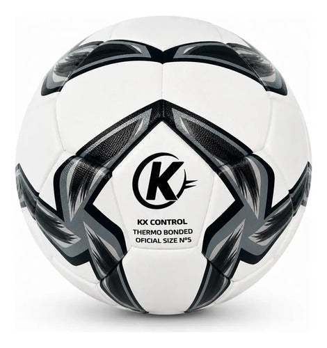 Pelota Fútbol Kx Strike Thermosellada Oficial N°5 Mmsports Blanco/negro