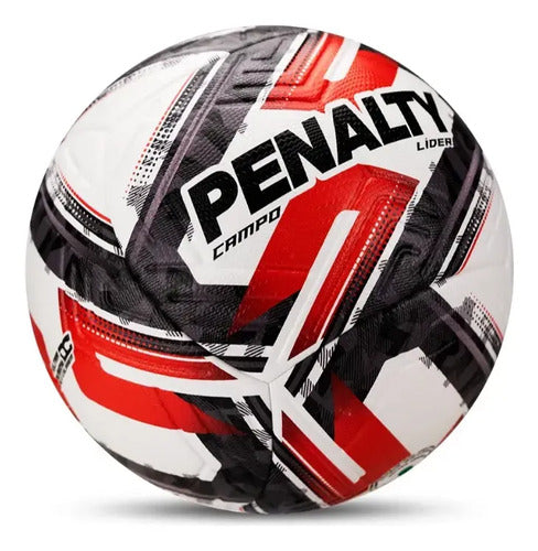 Pelota Fútbol Penalty Número 5 Líder Pro Mmsports Blanco/negro/rojo