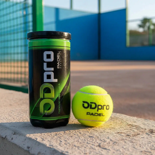 Tubo X2 Pelotas De Padel Odpro Mmsports Amarillo
