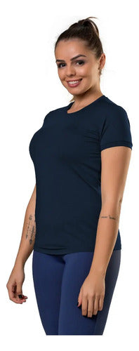 Remera M/corta Dama Elite Fitness Uv50+