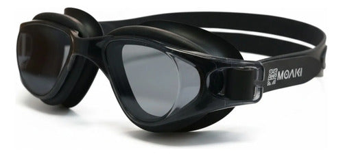 Lentes De Natación Moaki Kiri Negro Mmsports Negro