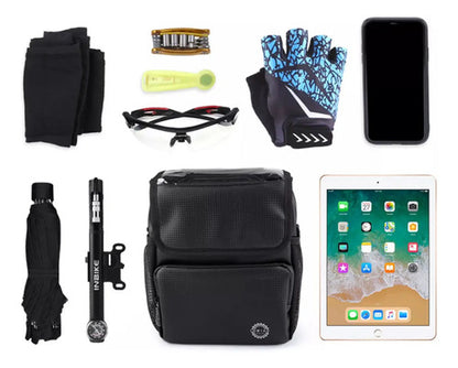 Bolso Bicicleta Impermeable Pantalla Tactil Delantero-inbike Negro