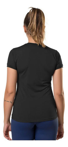 Remera M/corta Dama Elite Fitness Uv50+