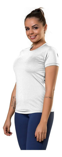 Remera M/corta Dama Elite Fitness Uv50+