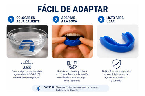 Protector Bucal Deportivo Simple X10 Con Estuche Boxeo Mma Surtido Sin Sabor