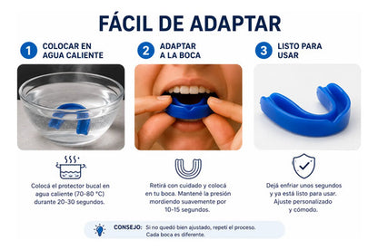 Protector Bucal Deportivo Simple X10 Con Estuche Boxeo Mma Surtido Sin Sabor