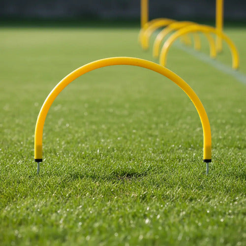 Arco De Precisión Fútbol Entrenamiento Práctica Amarillo