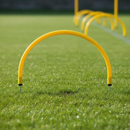 Arco De Precisión Fútbol Entrenamiento Práctica Amarillo