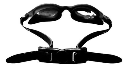 Antiparras Hydro Unibody + Tapones Lente Natacion Antifog Uv Color Negro
