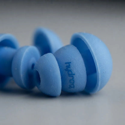 Tapones Oídos Natación Hydro 2.0 Silicona + Estuche Mmsports Azul