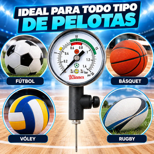 Medidor De Presión De Pelota De Mano Deportes