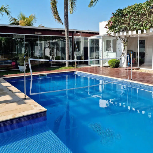 Red De Voleibol De Piscina De 4 Rayas Y 3 Metros