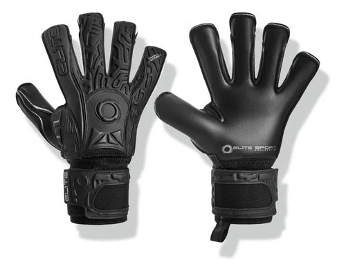 Guante De Arquero Elite Sport Solo Black Pro Adulto Mmsports
