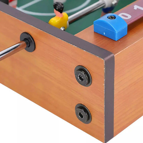 Mesa De Futbolito Portatil Mmsports Marrón