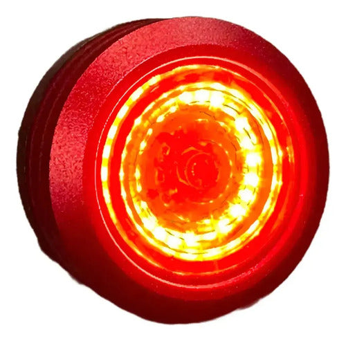Luz Trasera Qh-z09 5 Posiciones Negro Negro