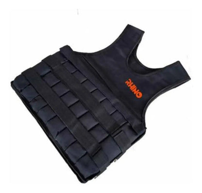 Chaleco Con Peso Ajustable Crossfit Fitness 15kg Rhino Negro