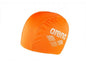 Gorra Natación Piscina Arena Polyester Tela Color Naranja Tamaño One Size