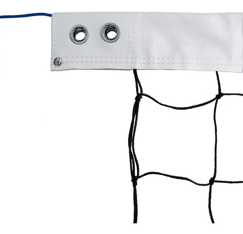 Red Profesional De Voley 2 Tiras De Pvc 10m X 1m Negro