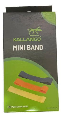 Kit 2 Mini Band Baja/medio Pro - Kallango Amarillo/naranja