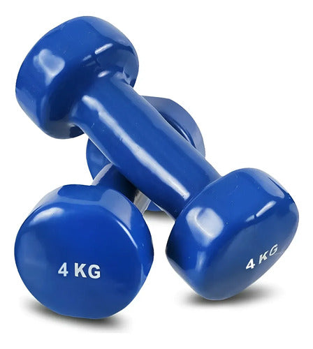 Pesa Para Aerobic Forrada En Pvc 4 Kg Multicolor