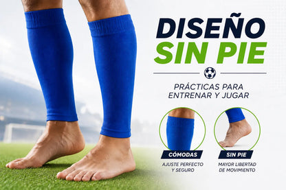 Pack X10 Pares Medias Fútbol Sin Pie Colores Surtidos Surtido Unico