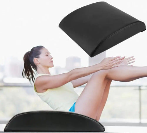 Ab Mat Abmat Cuero Artificial + Epe Abdominales - Rhino Negro