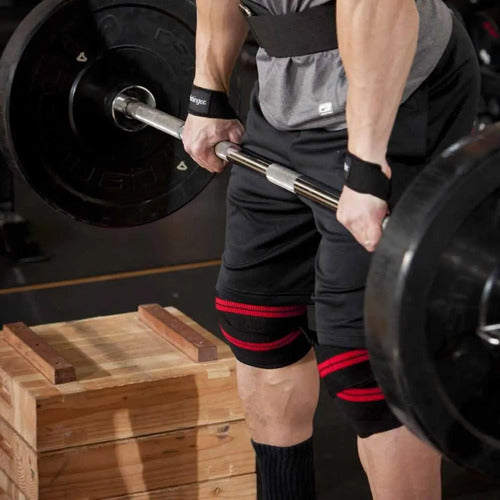 Rodillera Elastica Compresion Levantamiento Crossfit - Rhino