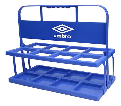 Canasto Para 8 Botellas O Caramañolas Ligero/portátil Umbr Azul