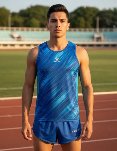 Conjunto Running Profesional Blue Kelme Mmsports