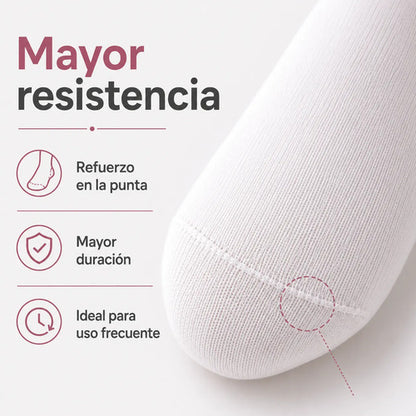 Media Ballet Danza Clásica Lycra Infantil Adulto Calidad Blanco Lisa S
