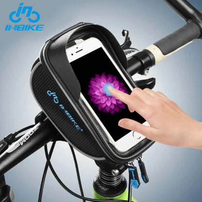 Bolso Estuche Rigido Bicicleta Impermeable Tactil - Inbike Negro