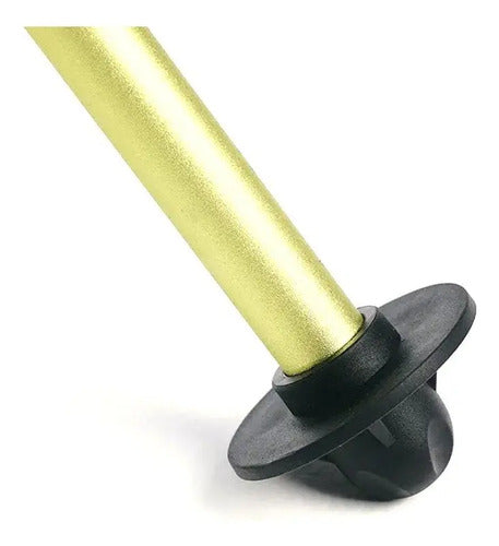 Silla De Camping Plegable De Aluminio Hawapi Atacama 125 Kg Preto/verde Limão
