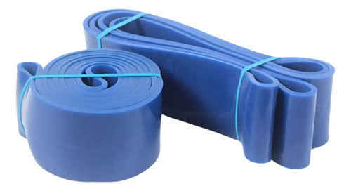 Banda Elástica Superbanda 64mm X 4.5 X 2080 27-79 Kg - Rhino Azul