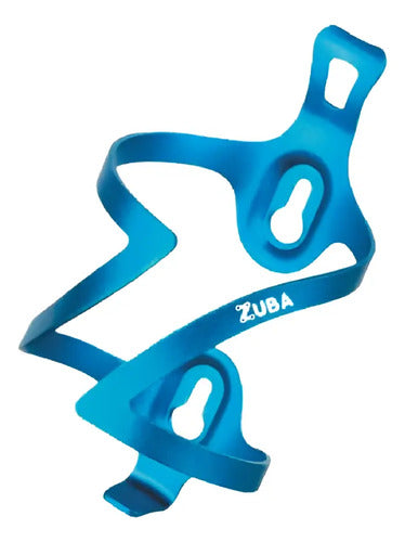 Porta Caramañola Bicicleta Ciclismo Aluminio Zuba Celeste