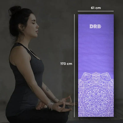 Colchoneta Yoga Mat Impresa 20 | Drb® Violeta