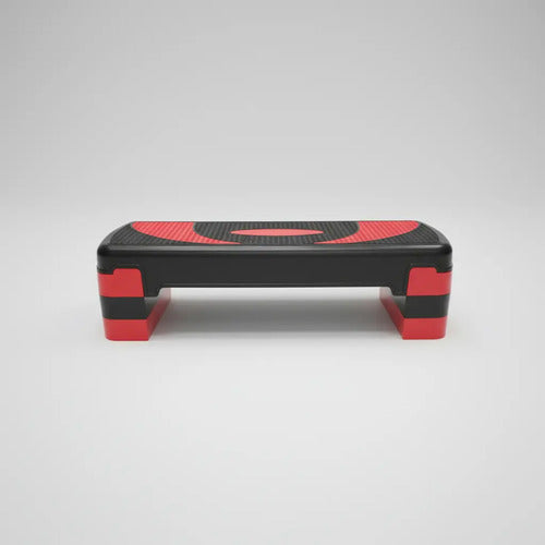 Step Regulable De Pvc 68x28x20 Cm Fitness, Crossfit Negro