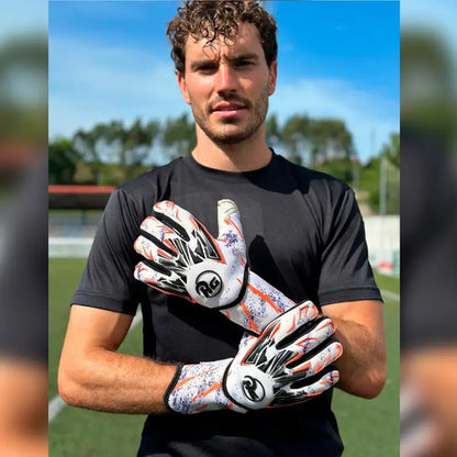 Guante De Arquero Rg Snaga Fingersave 23 Mmsports Naranja 9