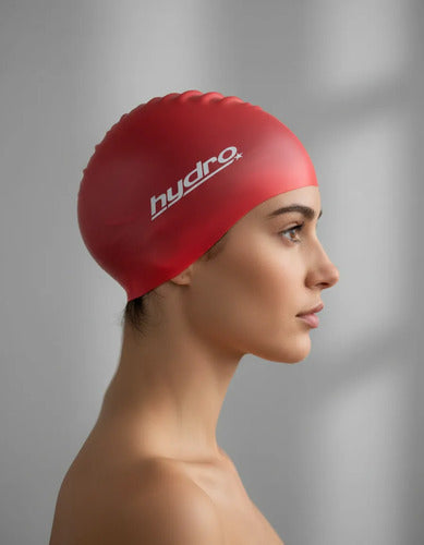 Gorra de Natación Hydro Silicona – Junior, Celeste