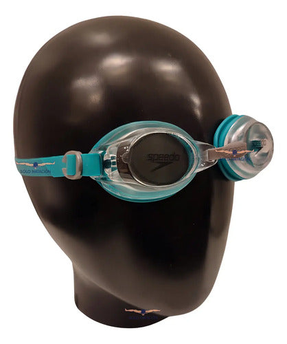 Lentes Speedo Jet De Agua Natación Piscina Playa Color Verde/transparente (408)