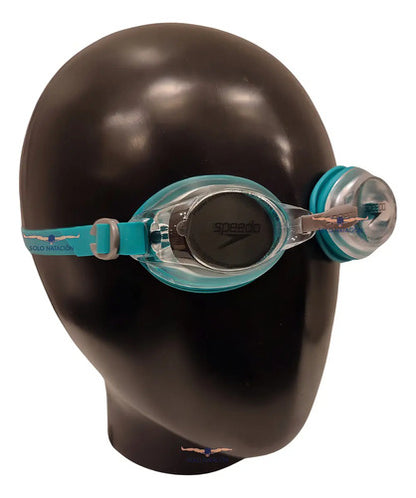Lentes Speedo Jet De Agua Natación Piscina Playa Color Verde/transparente (408)