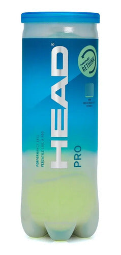 Pelotas De Tenis Head Pro Profesionales Para Cancha Rápida/lenta, Pack De 3 Amarillo