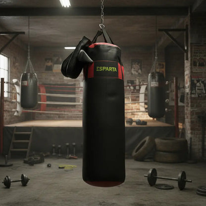 Kit Boxeo Niño Saco De Boxeo + Guantes Kid Lona 70cm