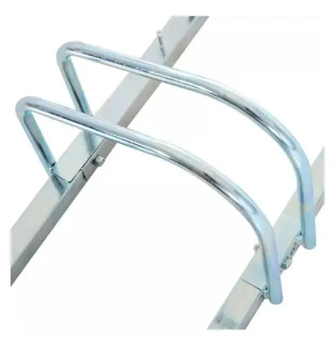 Soporte Estacionamiento 2 Bicicletas Zuba Bike Plateado