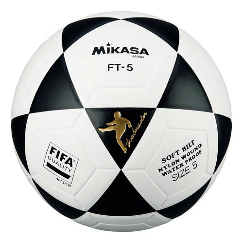 Pelota De Fútbol Mikasa Ft-5bky Nº 5 Color Blanco Y Negro Blanco/negro
