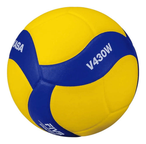 Pelota Vóley Mikasa V430w Escolar Size 4 Mmsports Azul