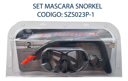 Pack Snorkel Zcuba + Aletas Largas + Pack 4 Tapones Silicona