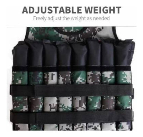 Chaleco Con Peso Ajustable Crossfit Fitness 10kg Rhino Negro